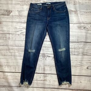 1125. Vigoss Dark Blue Skinny Jean Size 32